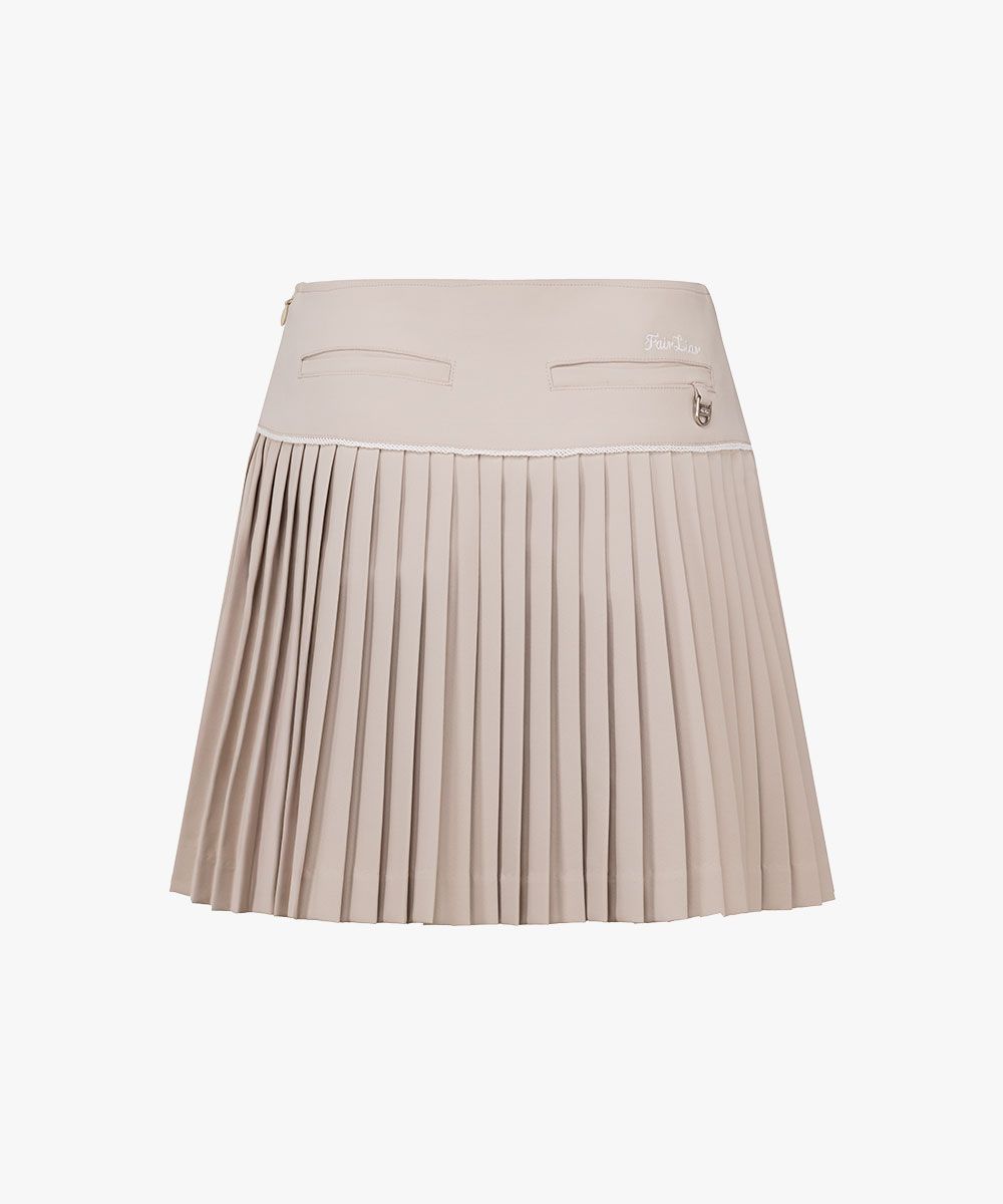 Fairliar Ferrat aplet skirt. (Beige)