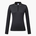 Descente Women's long-sleeved polo shirt