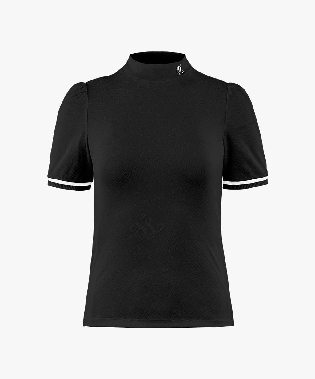 Fairliar Ferragamo Jacquard Turtleneck T-shirt