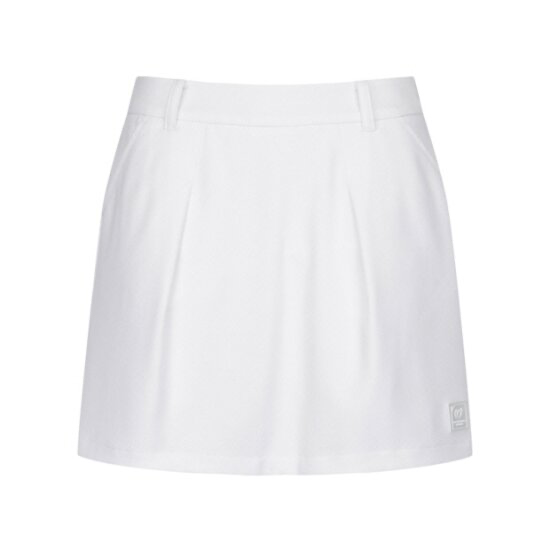 MASTER BUNNY EDITION Minimal Pintuck A-line Back Banding Skirt