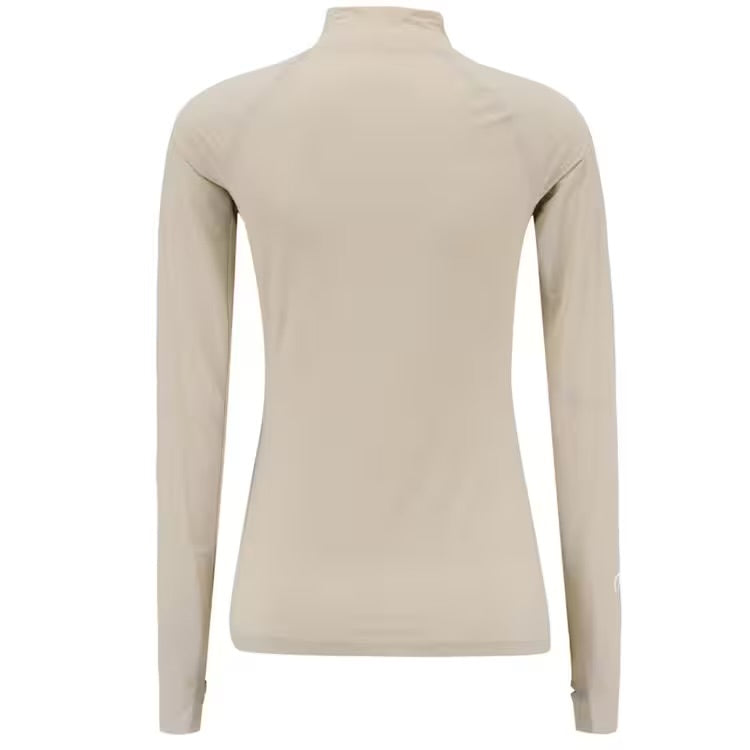 Master Bunny Women's cut-off cuff cool-feeling mock neck T-shirt