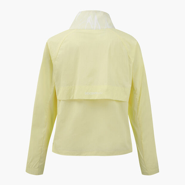 Descente Women's modified anorak jumper / Yellow