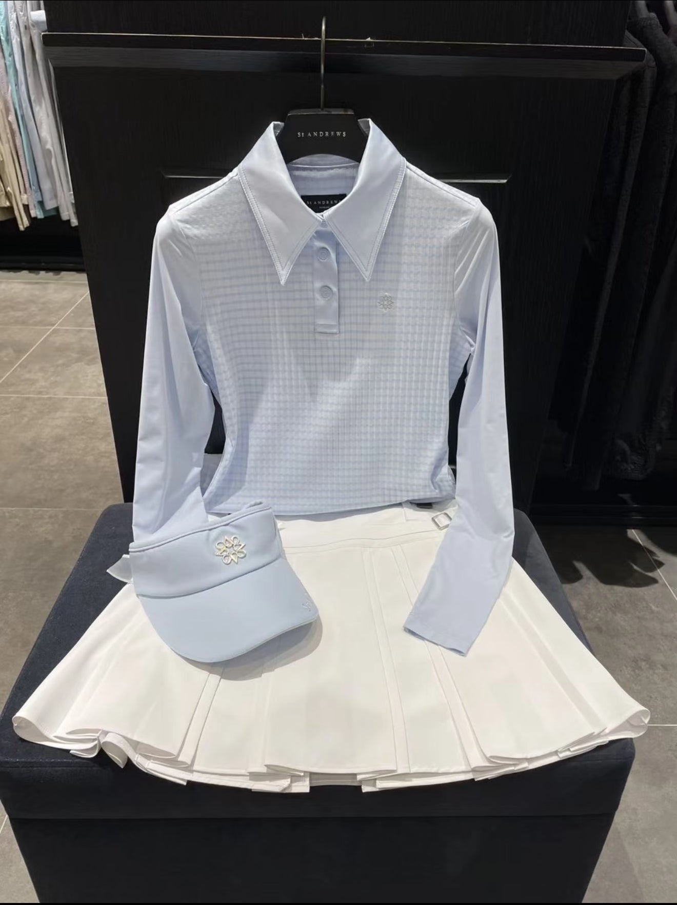 St Andrews Blue Lightweight and Breathable top