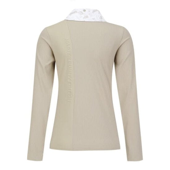 Master Bunny Logo Scarf Rib Mix Long Sleeve T-shirt