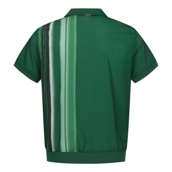 St Andrews Men's Star Symbol Open Collar Cooling Short Sleeve T-shirt