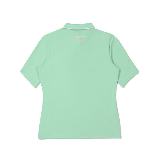 Malbon Golf Women's Bucket Polo Shirt MINT