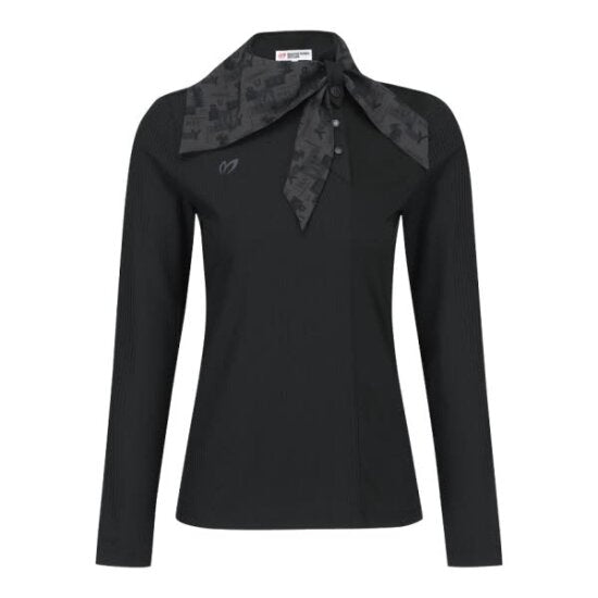 Master Bunny Logo Scarf Rib Mix Long Sleeve T-shirt