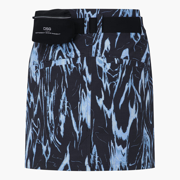 DESCENTE GOLF Women's A-line practical skirt with spherical pockets