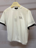 St Andrews White Drawstring short-sleeved