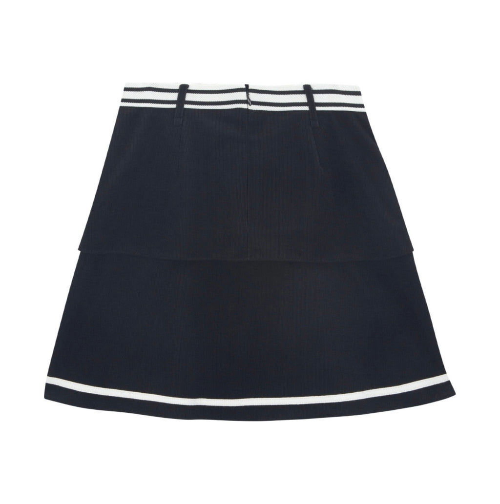 Monday Flow Layered Skirt_Black