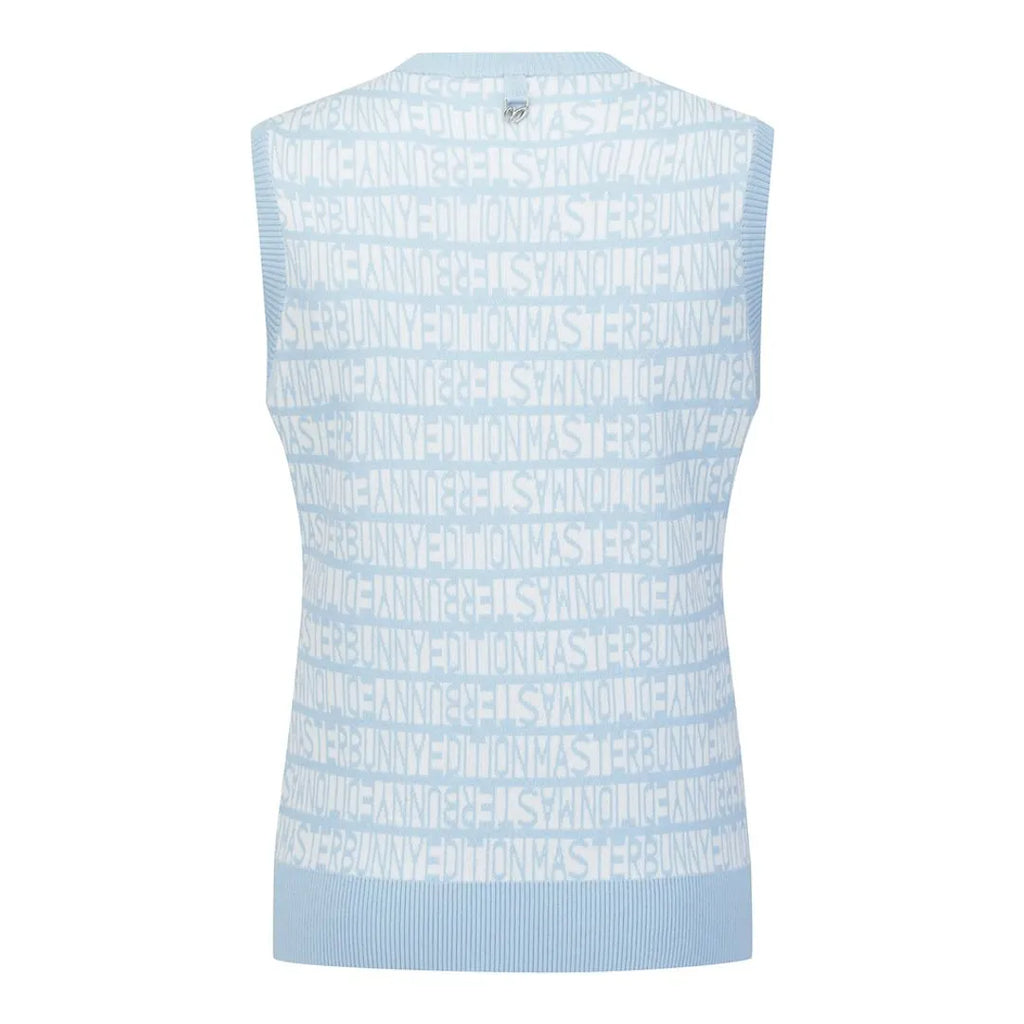 Master Bunnys Women's logo stripe knit vest
