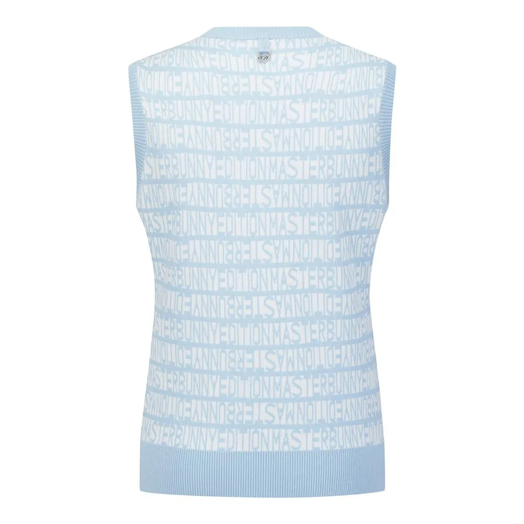 Master Bunnys Women's logo stripe knit vest