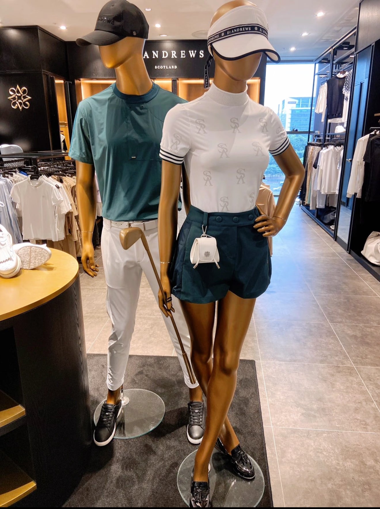 St Andrews Spandex short sleeves
