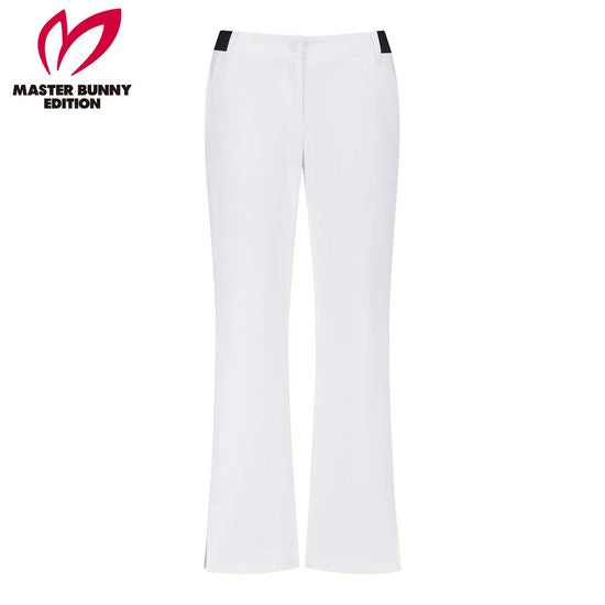 [Master Bunny] Women's Symbol Print Slit Bootcut Pants
