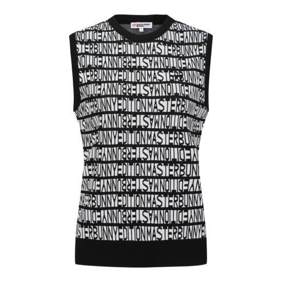 Master Bunnys Women's logo stripe knit vest