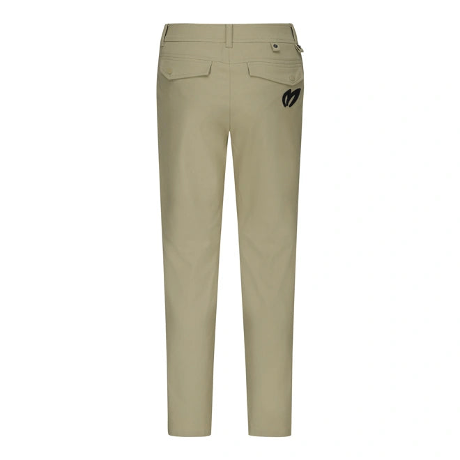 Master Bunny Women's slim-fit straight-leg trousers with detachable pockets / Beige