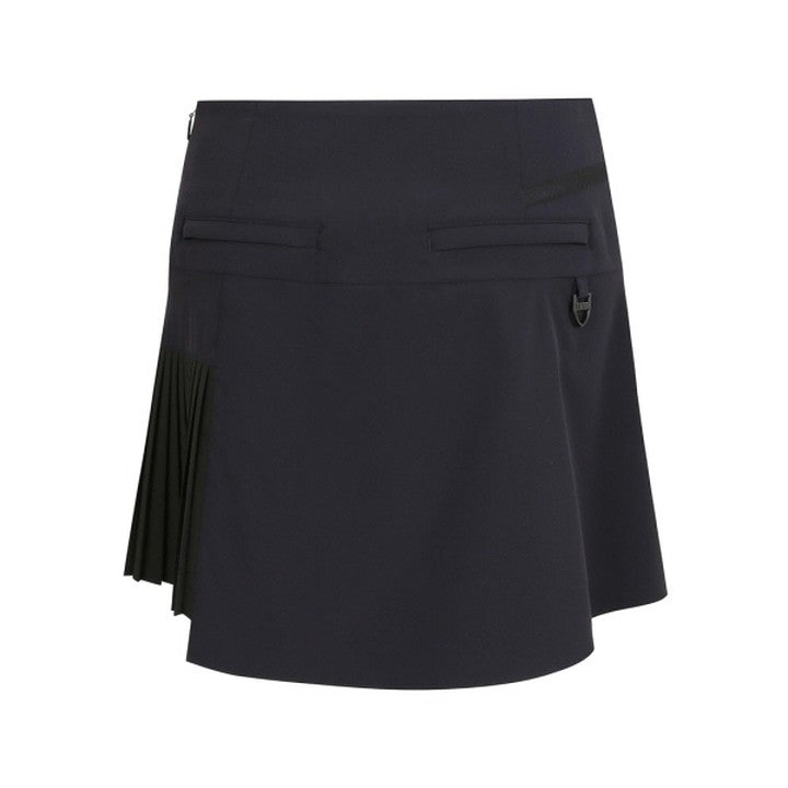 Master Bunnys Women's Logo Series Asymmetrical Pleated Wide-Leg Skirt