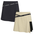 Master Bunnys Women's Logo Series Asymmetrical Pleated Wide-Leg Skirt