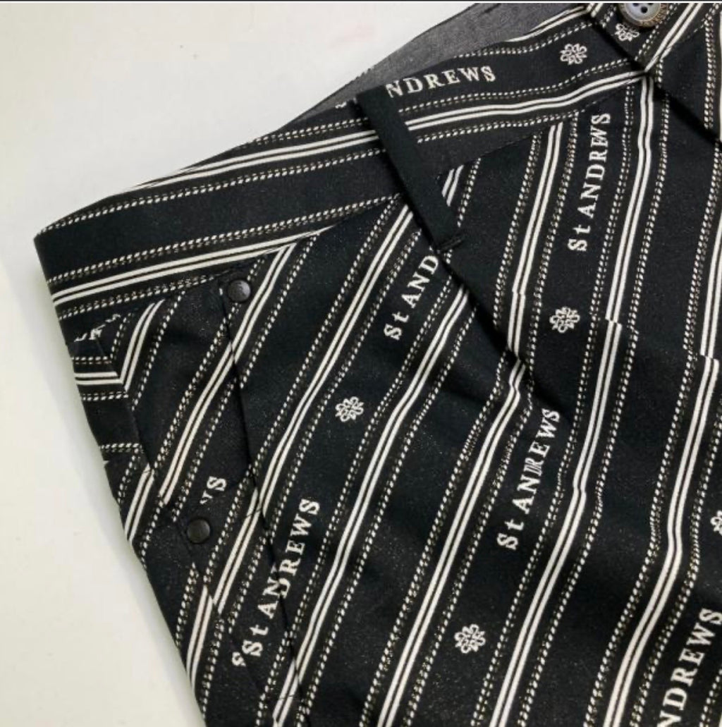 St Andrews Flashing stripe logo pattern