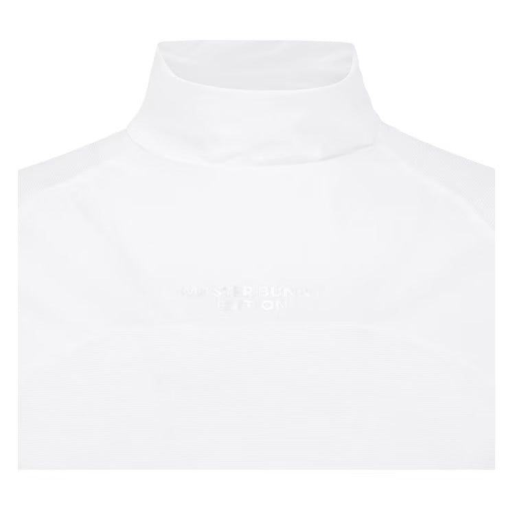 Master Bunny Women's cut-off cuff cool-feeling mock neck T-shirt