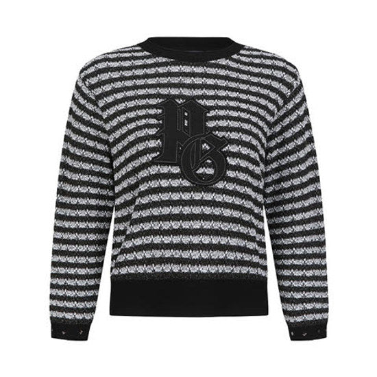 [Pearly Gates] Women's Emblem Badge Terry Crop Sweater