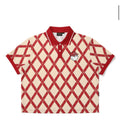 Malbon Argyle pattern polo shirt