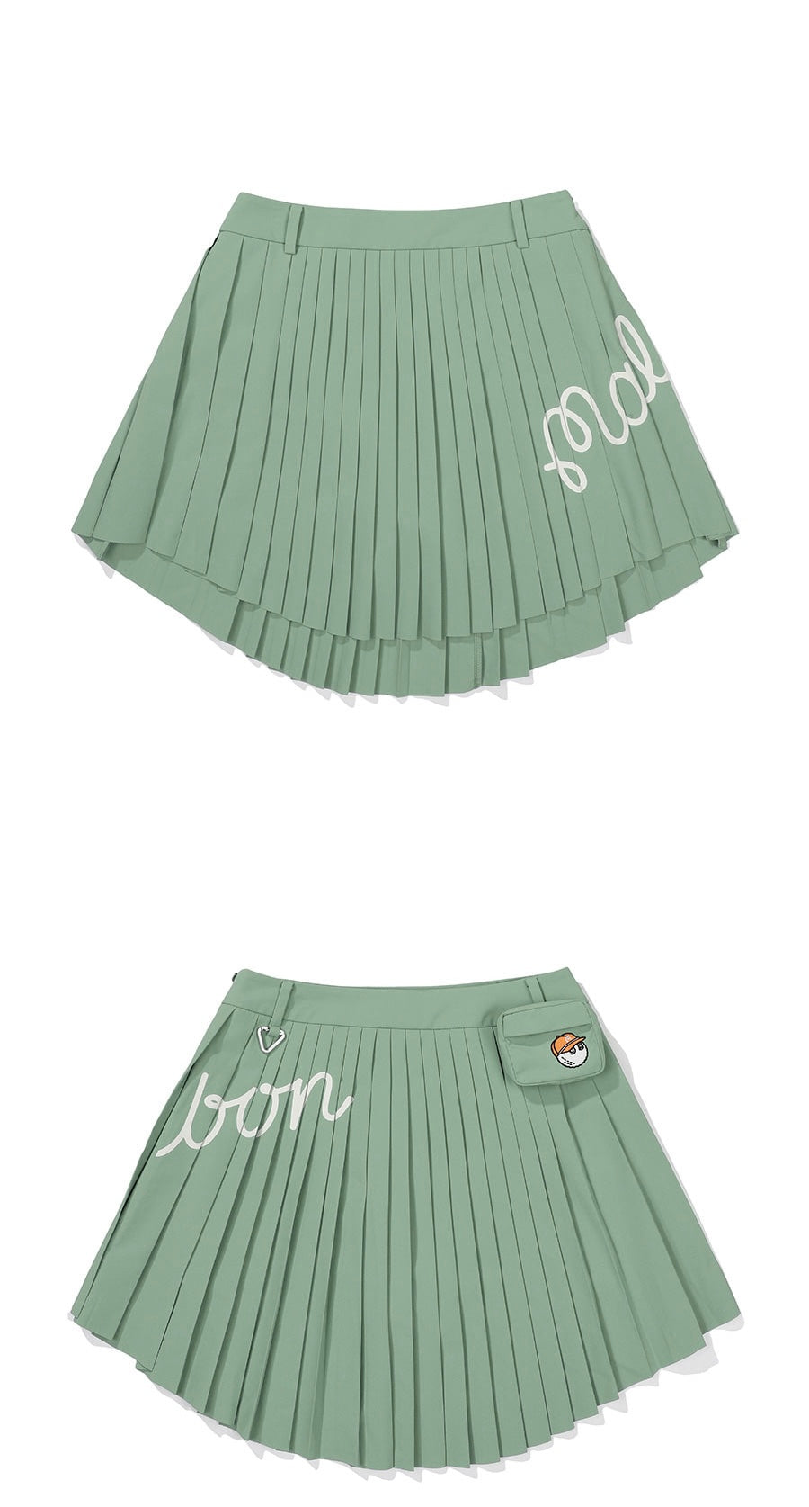 Malbon Practical pleated skirt