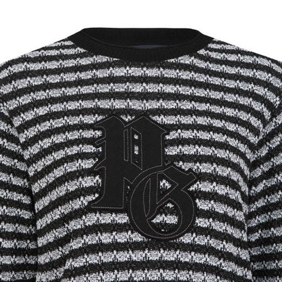 [Pearly Gates] Women's Emblem Badge Terry Crop Sweater