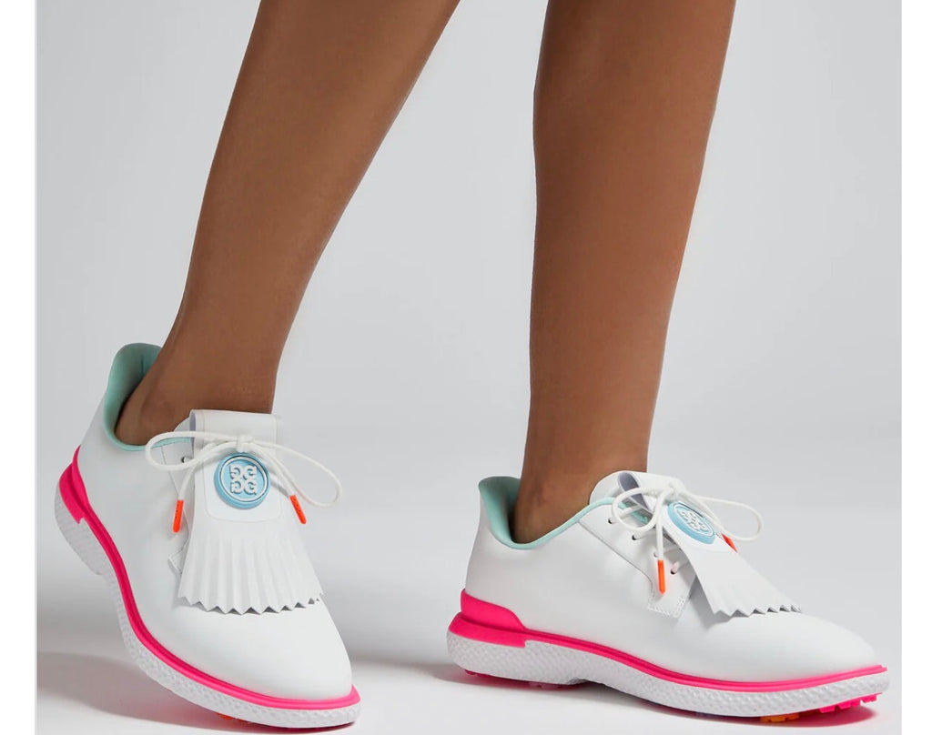 G/Fore Women's Gallivan2r Kiltie Golf Shoes - Snow/Multi