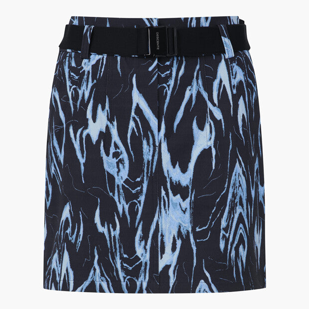 DESCENTE GOLF Women's A-line practical skirt with spherical pockets