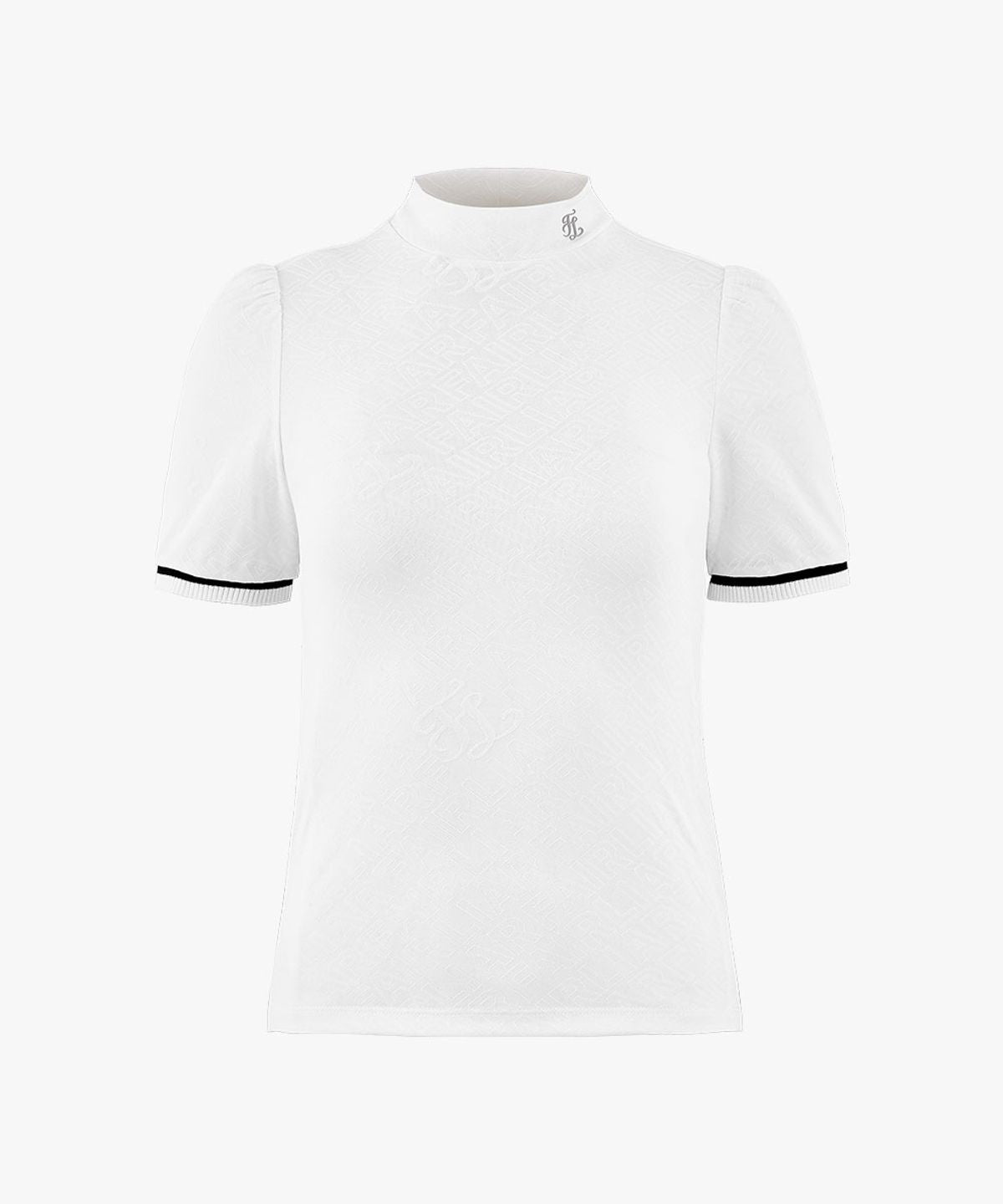 Fairliar Ferragamo Jacquard Turtleneck T-shirt