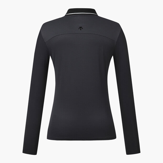 Descente Women's long-sleeved polo shirt