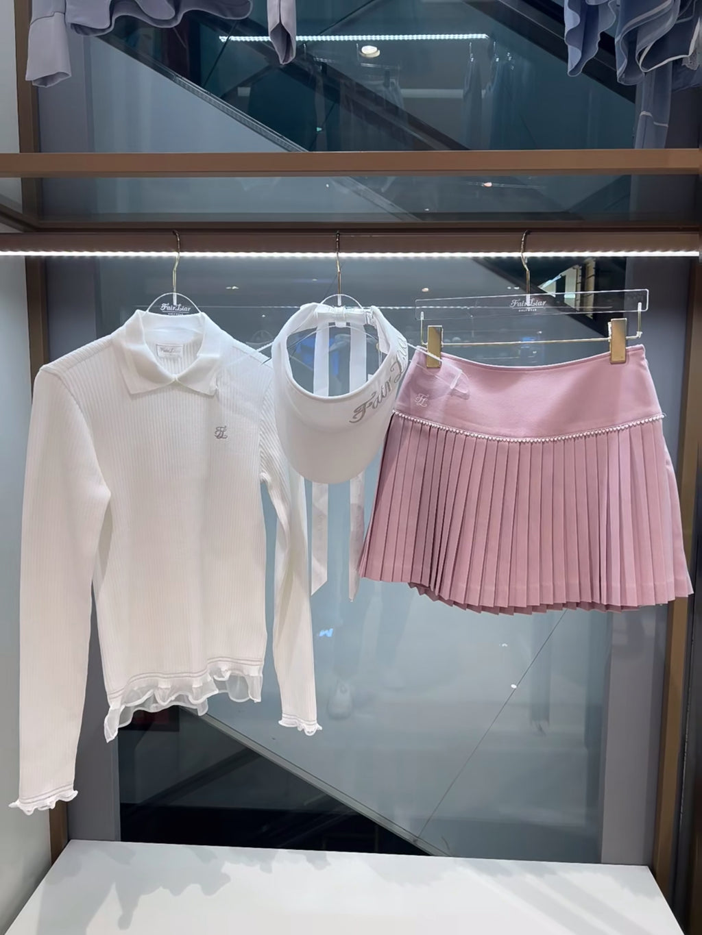 Fairliar Lace collar knitted shirt