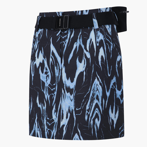 DESCENTE GOLF Women's A-line practical skirt with spherical pockets
