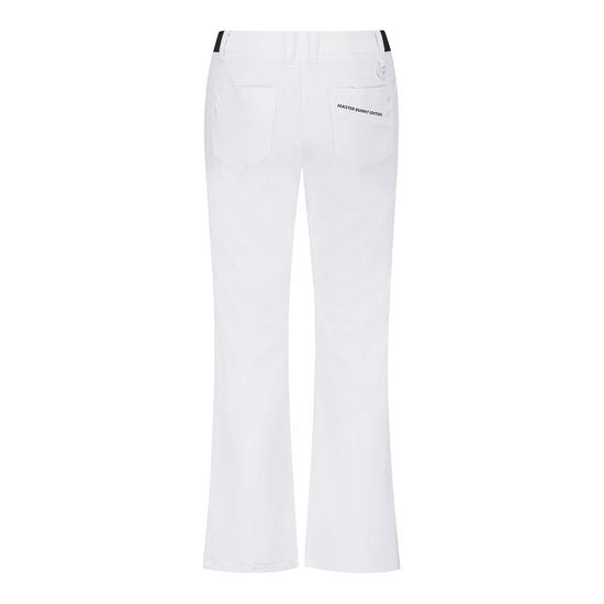 [Master Bunny] Women's Symbol Print Slit Bootcut Pants