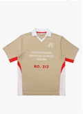 Malbon Golf Mesh Jacquard T-shirt Beige M