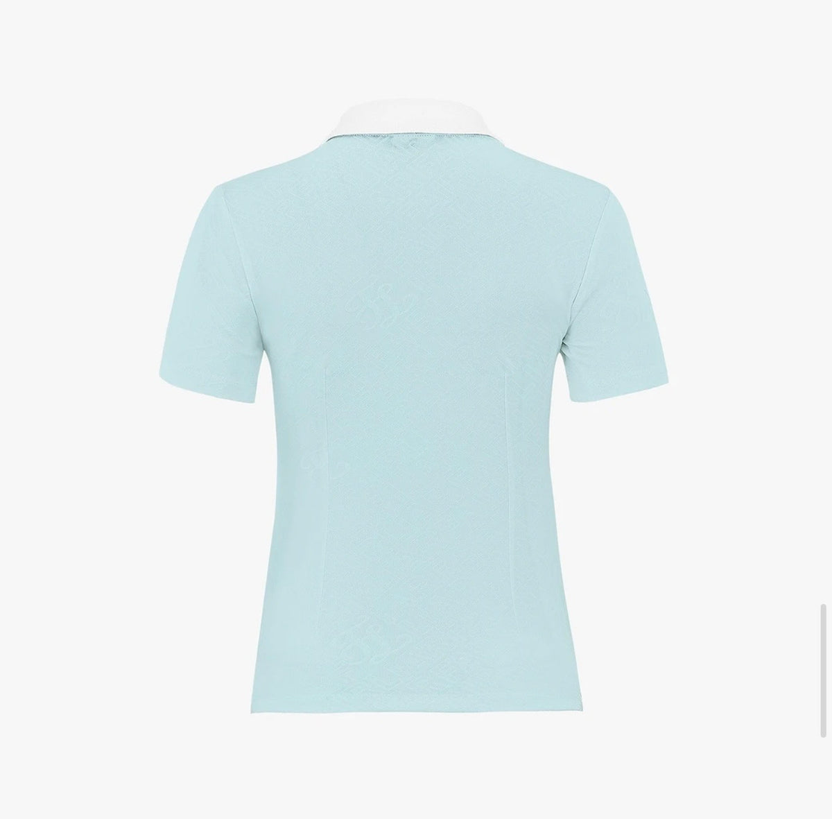 Fairliar Ferragamo Jacquard Collared T-shirt (Mint)