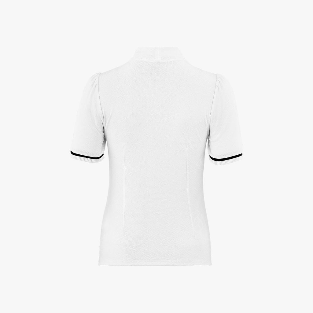 Fairliar Ferragamo Jacquard Turtleneck T-shirt