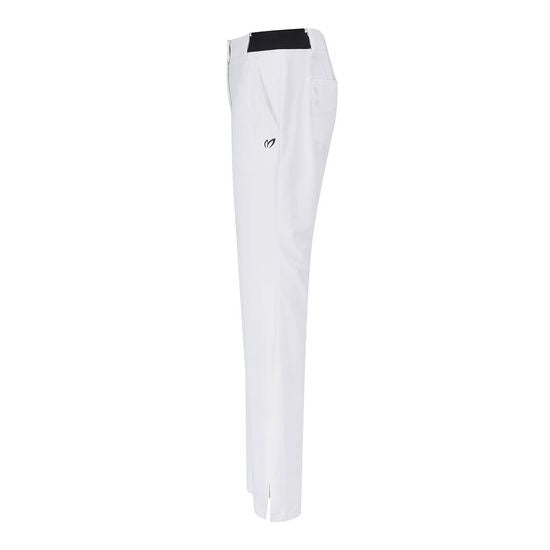 [Master Bunny] Women's Symbol Print Slit Bootcut Pants