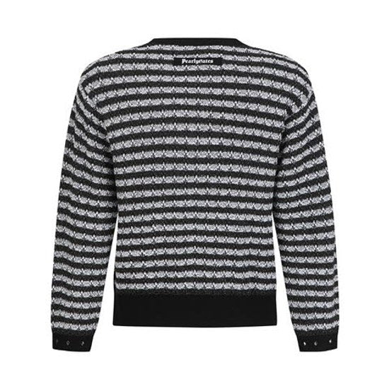 [Pearly Gates] Women's Emblem Badge Terry Crop Sweater