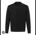 St Andrews Men's asymmetrical button casual top