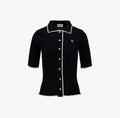 Fairliar Scallop Detailed Knit (Black)