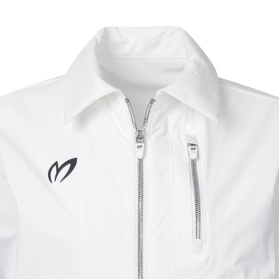 Master Bunny Women's Dot Logo Collar Short Sleeve Jumper