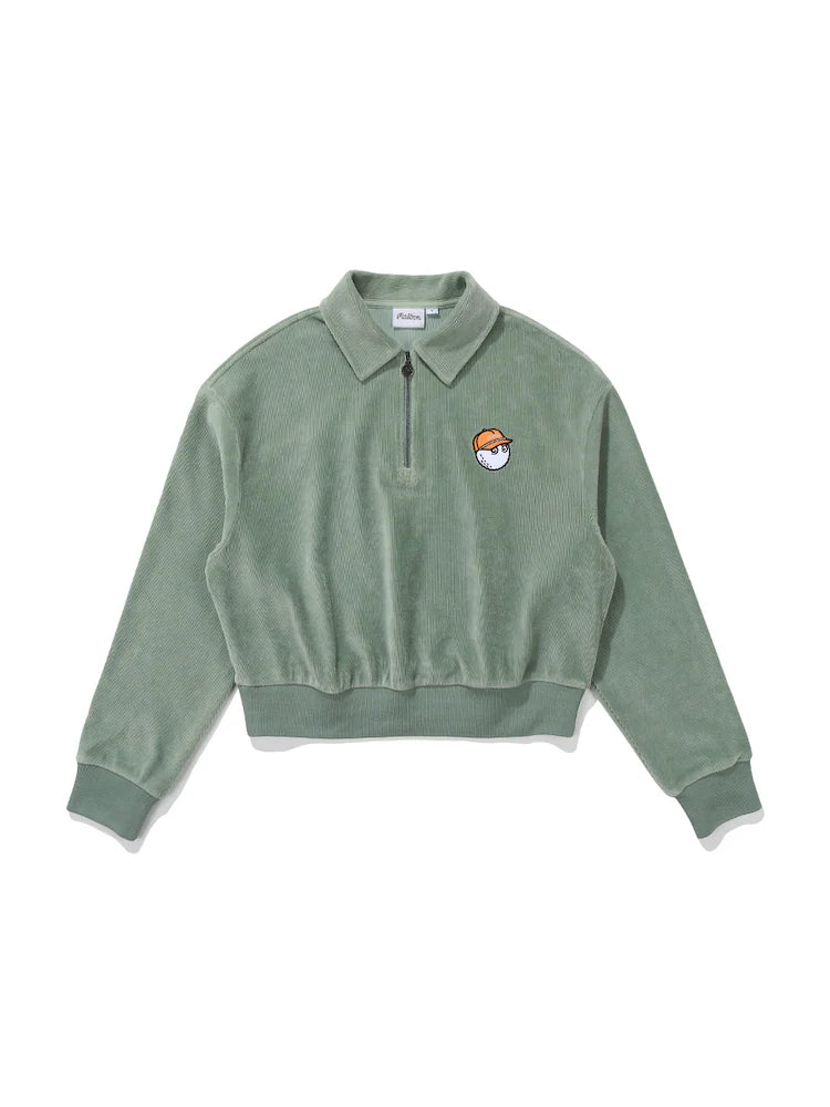 Malbon Corduroy Half-Zip (WOMAN)