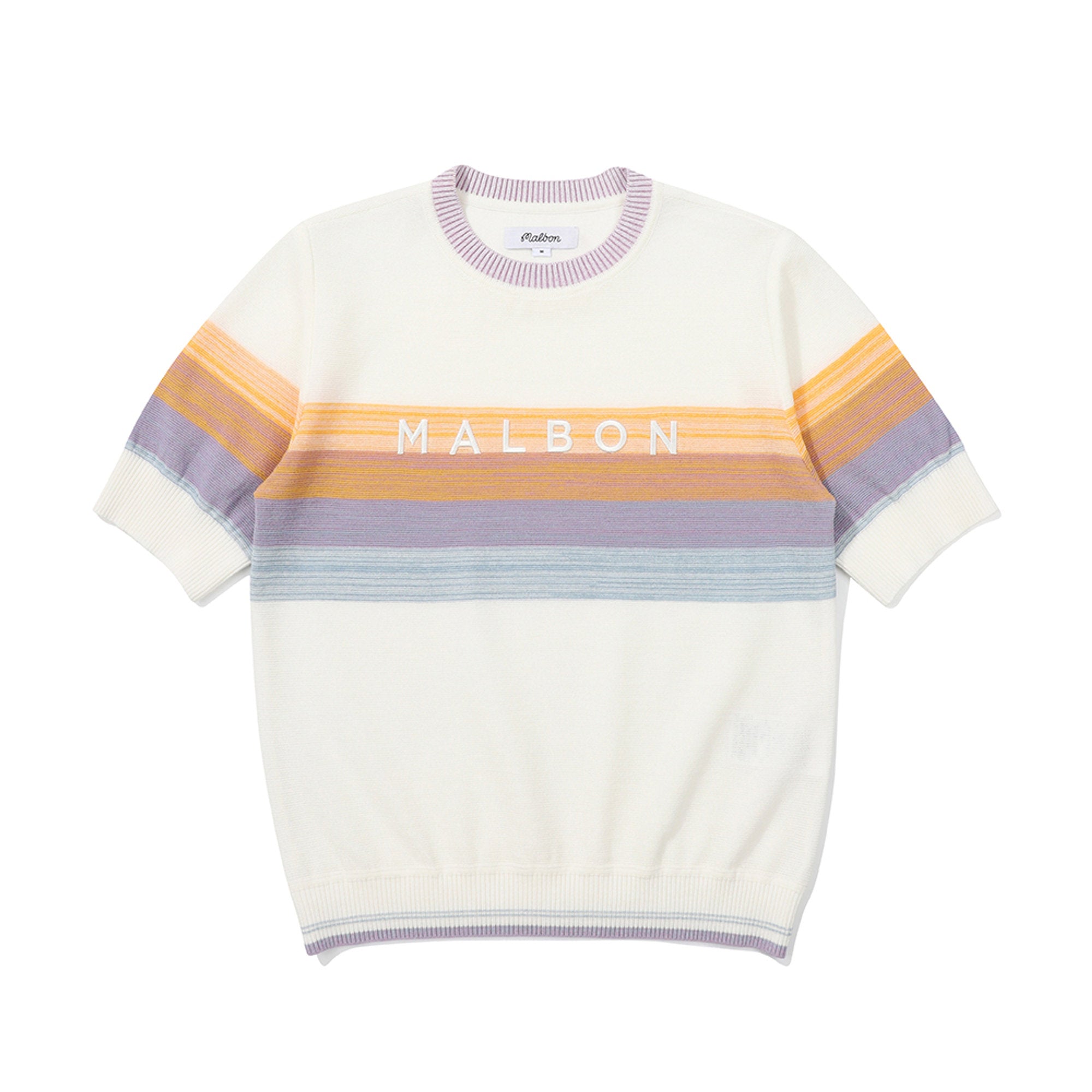 Malbon Gradient knitted breathable top