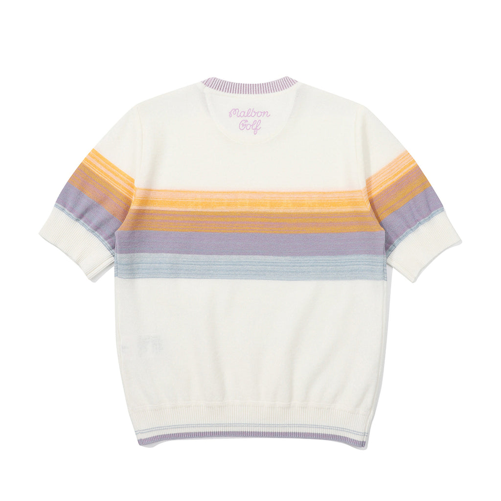 Malbon Gradient knitted breathable top