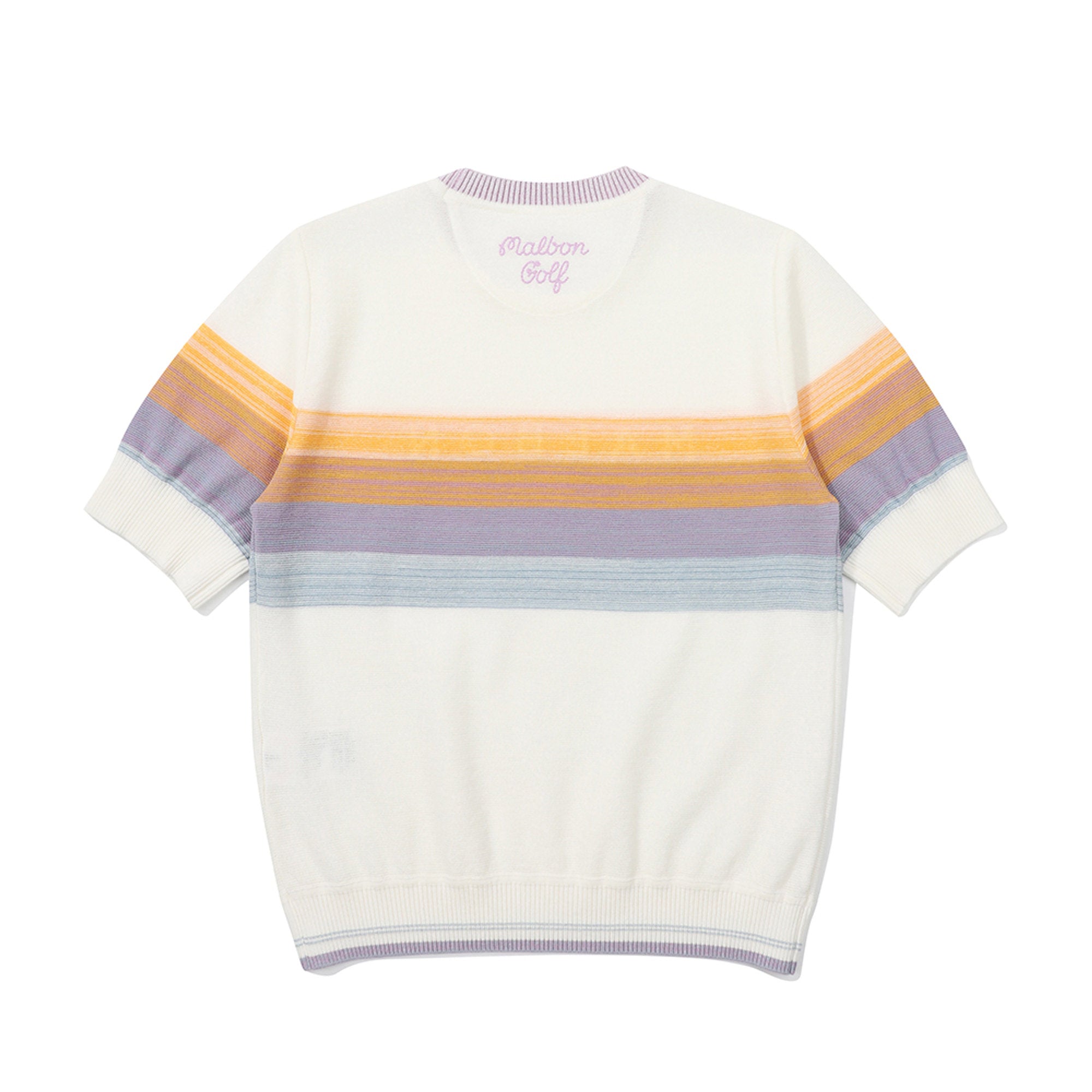 Malbon Gradient knitted breathable top