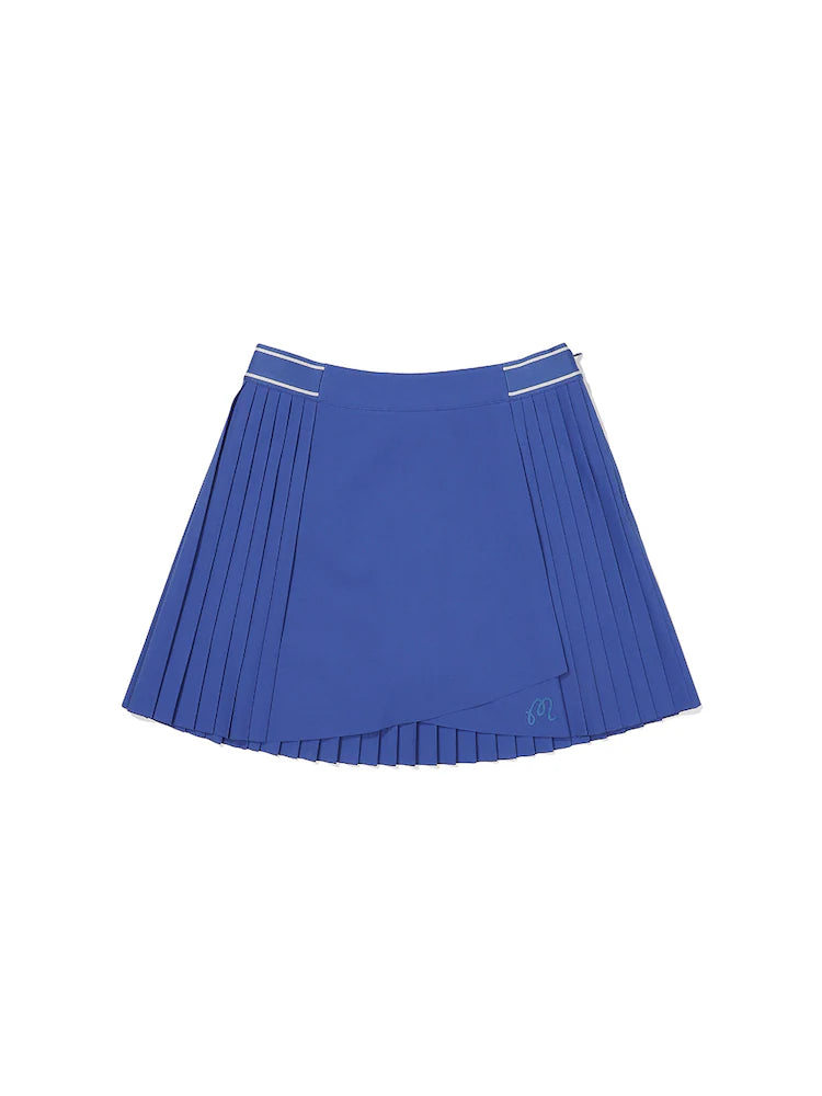 Malbon Side Pleated Skirt BLUE (WOMAN)