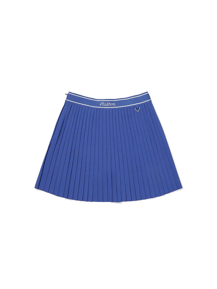 Malbon Side Pleated Skirt BLUE (WOMAN)
