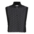 MASTER BUNNY EDITION Logo Jacquard Half Zip Knit Vest